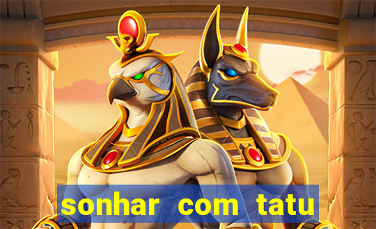 sonhar com tatu jogo do bicho